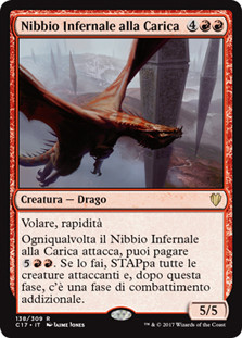 Hellkite Charger\nCommander: 2017 Edition - Italian\nSingle\nMagic The Gathering