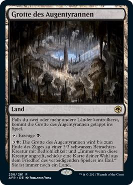 Hive of the Eye Tyrant\nAdventures in the Forgotten Realms - German\nSingle\nMagic The Gathering