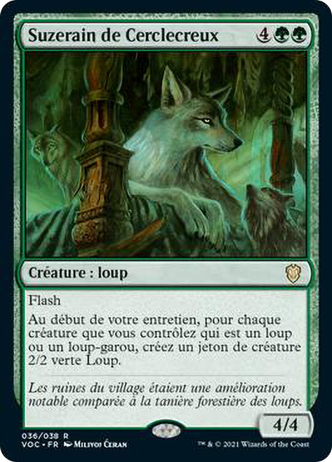 Hollowhenge Overlord\nInnistrad: Crimson Vow Commander - French\nSingle\nMagic The Gathering