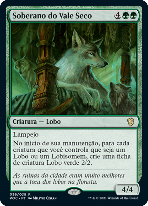 Hollowhenge Overlord\nInnistrad: Crimson Vow Commander - Portuguese\nSingle\nMagic The Gathering