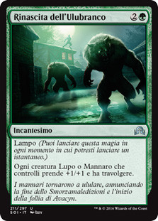 Howlpack Resurgence\nShadows over Innistrad - Italian\nSingle\nMagic The Gathering