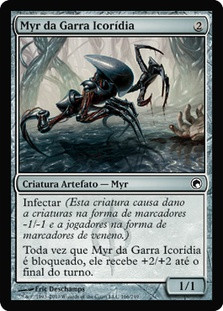 Ichorclaw Myr\nScars of Mirrodin - Portuguese\nSingle\nMagic The Gathering