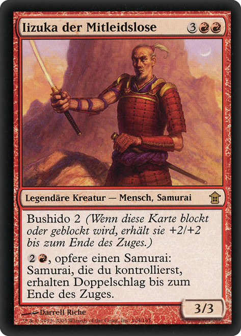 Iizuka the Ruthless\nSaviors of Kamigawa - German\nSingle\nMagic The Gathering