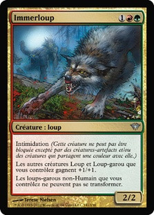 Immerwolf\nDark Ascension - French\nSingle\nMagic The Gathering