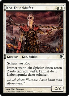 Kor Firewalker\nWorldwake - German\nSingle\nMagic The Gathering
