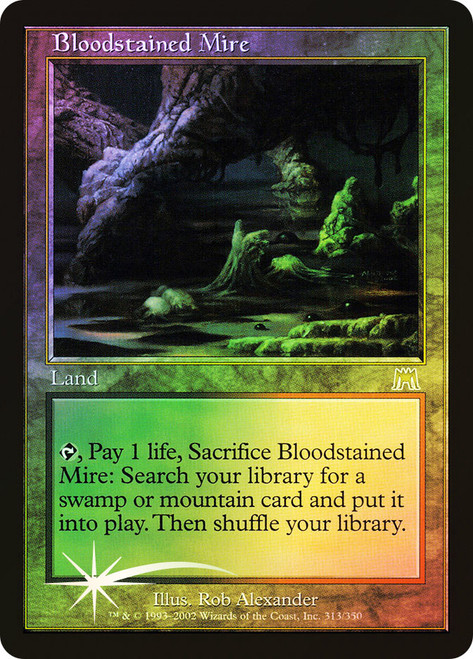 Bloodstained Mire\nOnslaught\nSingle\nMagic The Gathering