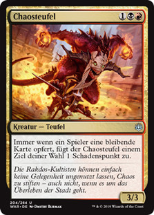 Mayhem Devil\nWar of the Spark - German\nSingle\nMagic The Gathering