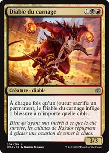 Mayhem Devil\nWar of the Spark - French\nSingle\nMagic The Gathering