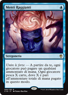 Minds Aglow\nCommander: 2016 Edition - Italian\nSingle\nMagic The Gathering