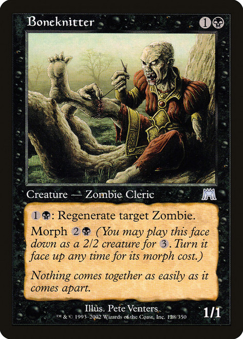 Boneknitter\nOnslaught\nSingle\nMagic The Gathering