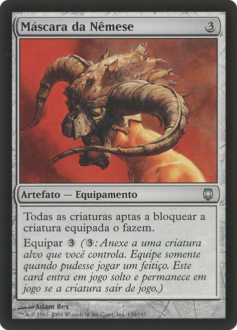 Nemesis Mask\nDarksteel - Portuguese\nSingle\nMagic The Gathering