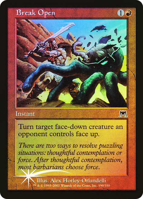 Break Open\nOnslaught\nSingle\nMagic The Gathering