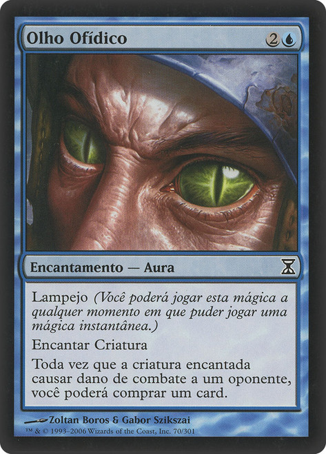 MTG foil 英語版 知恵の蛇の眼 Ophidian Eye PLD]知恵の蛇の眼/Ophidian Eye《英語》【TSP】