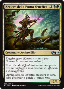 Poison-Tip Archer\nCore Set 2019 - Italian\nSingle\nMagic The Gathering