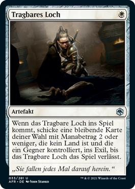 Portable Hole\nAdventures in the Forgotten Realms - German\nSingle\nMagic The Gathering