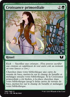 Primal Growth\nCommander: 2015 Edition - French\nSingle\nMagic The Gathering
