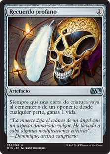 Profane Memento\nMagic 2015 Core Set - Spanish\nSingle\nMagic The Gathering