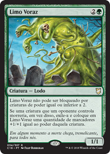 Ravenous Slime\nCommander: 2018 Edition - Portuguese\nSingle\nMagic The Gathering