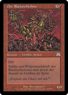 Reckless One\nOnslaught - German\nSingle\nMagic The Gathering
