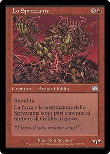 Reckless One\nOnslaught - Italian\nSingle\nMagic The Gathering