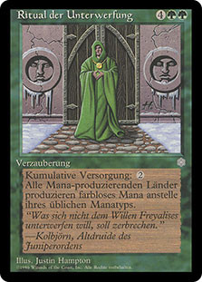 Ritual of Subdual\nIce Age - German\nSingle\nMagic The Gathering