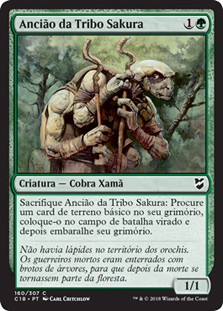 Sakura-Tribe Elder\nCommander: 2018 Edition - Portuguese\nSingle\nMagic The Gathering