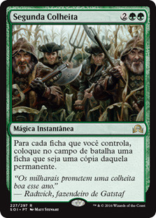 Second Harvest\nShadows over Innistrad - Portuguese\nSingle\nMagic The Gathering