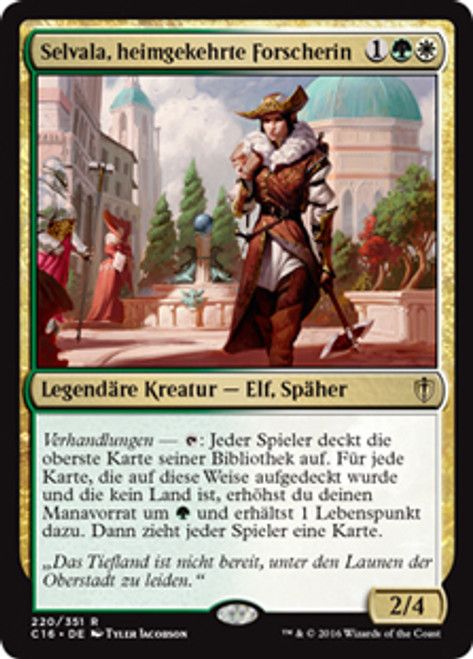 Selvala, Explorer Returned\nCommander: 2016 Edition - German\nSingle\nMagic The Gathering
