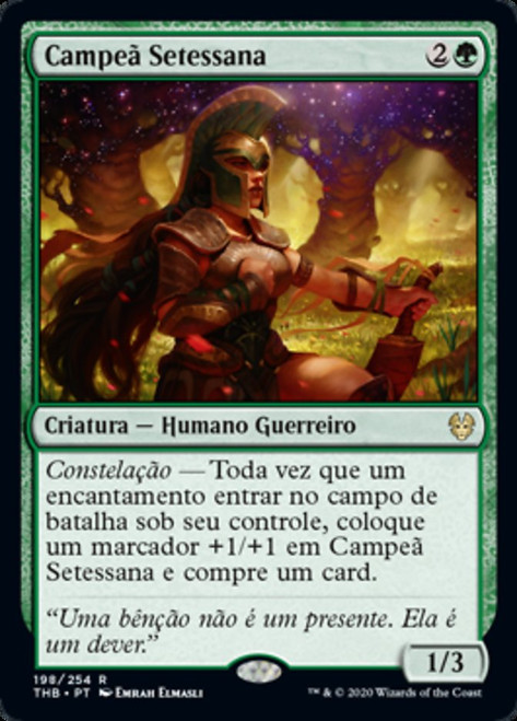 Setessan Champion\nTheros Beyond Death - Portuguese\nSingle\nMagic The Gathering