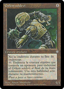 Soldevi Golem\nIce Age - Spanish\nSingle\nMagic The Gathering