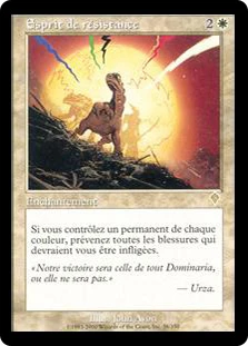 Spirit of Resistance\nInvasion - French\nSingle\nMagic The Gathering