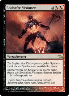 Spiteful Visions\nShadowmoor - German\nSingle\nMagic The Gathering