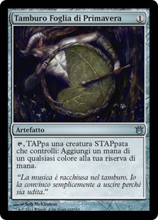 Springleaf Drum\nBorn of the Gods - Italian\nSingle\nMagic The Gathering