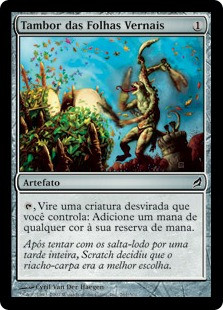 Springleaf Drum\nLorwyn - Portuguese\nSingle\nMagic The Gathering
