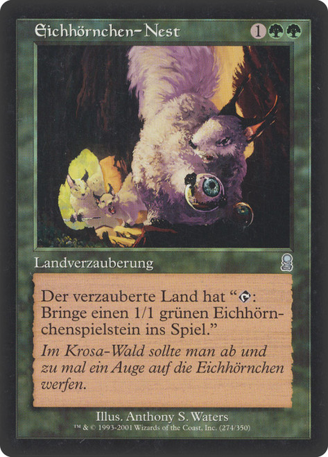 Squirrel Nest\nOdyssey - German\nSingle\nMagic The Gathering