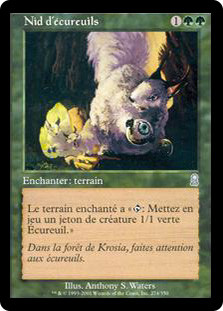 Squirrel Nest\nOdyssey - French\nSingle\nMagic The Gathering
