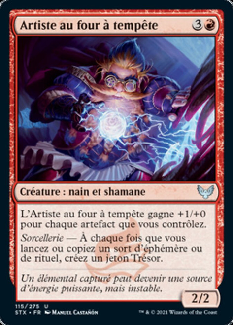 Storm-Kiln Artist\nStrixhaven: School of Mages - French\nSingle\nMagic The Gathering