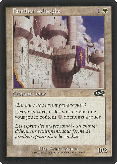 Sunscape Familiar\nPlaneshift - French\nSingle\nMagic The Gathering