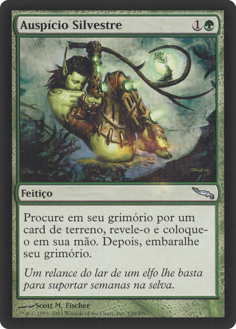 Sylvan Scrying\nMirrodin - Portuguese\nSingle\nMagic The Gathering