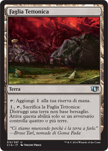Tectonic Edge\nCommander: 2014 Edition - Italian\nSingle\nMagic The Gathering
