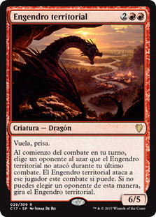 Territorial Hellkite\nCommander: 2017 Edition - Spanish\nSingle\nMagic The Gathering