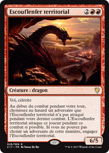 Territorial Hellkite\nCommander: 2017 Edition - French\nSingle\nMagic The Gathering