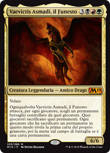 Vaevictis Asmadi, the Dire\nCore Set 2019 - Italian\nSingle\nMagic The Gathering