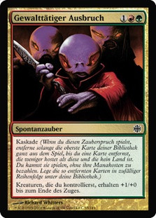 Violent Outburst\nAlara Reborn - German\nSingle\nMagic The Gathering