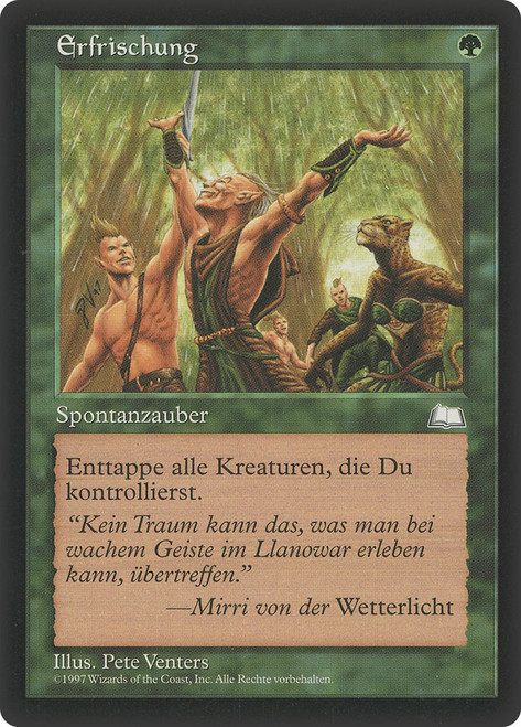 Vitalize\nWeatherlight - German\nSingle\nMagic The Gathering