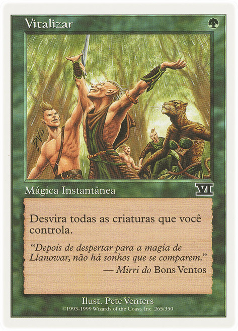 Vitalize\n6th Edition - Portuguese\nSingle\nMagic The Gathering