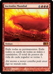 Worldfire\nMagic 2013 Core Set - Portuguese\nSingle\nMagic The Gathering