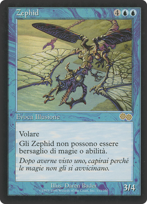 Zephid\nUrza's Saga - Italian\nSingle\nMagic The Gathering