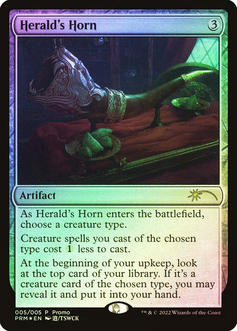 Herald's Horn (Lunar New Year)
Promo
Single
Magic: The Gathering
