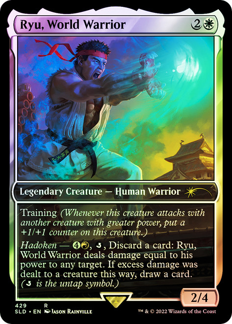 Ryu, World Warrior (Secret Lair) (Full Art)\nPromo: General\nSingle\nMagic The Gathering